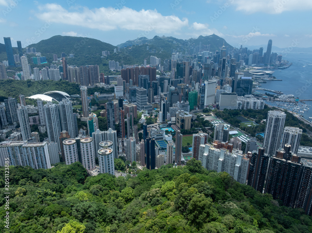 Obraz premium Landsape in Hong Kong,China