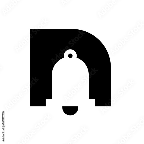 Modern Minimalist Bell Notification Icon