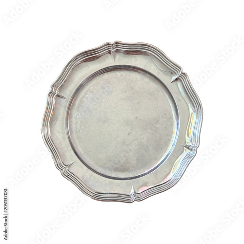 transparent silver plate