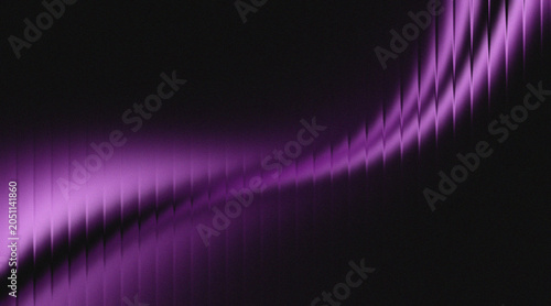 Abstract purple, black smooth gradient ribbed glass backgrounds.