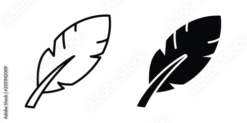 Quadro su tela Feather icon