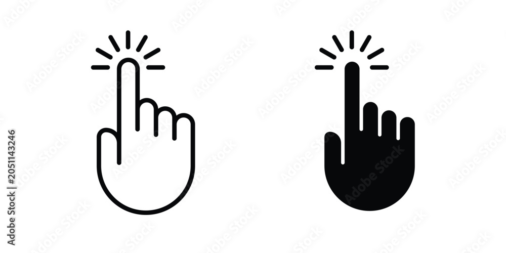Fototapeta premium Hand cursor icon