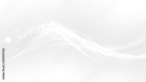 Fotografia Transparent png white light wave swirl glowing sparkle dust overlay element for