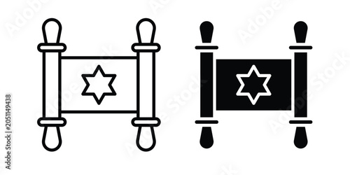 Fotografie Scroll Torah icon