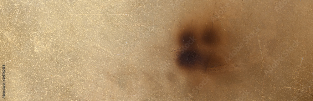 Fototapeta premium Light to dark burned metal texture gradient surface background with industrial scratches - Serie IM08