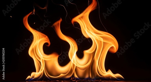 Fire Flames Abstract.