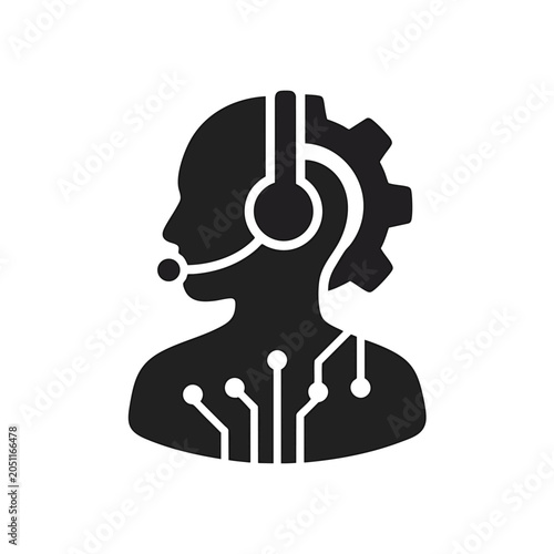 Robotic Process Automation Vector, Future, Control, Streamline, Digital