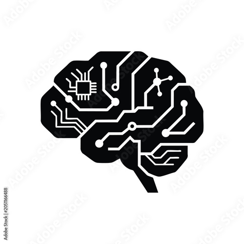 Futuristic Ai Technology Vector, High Tech, Intelligence, Modern, Science