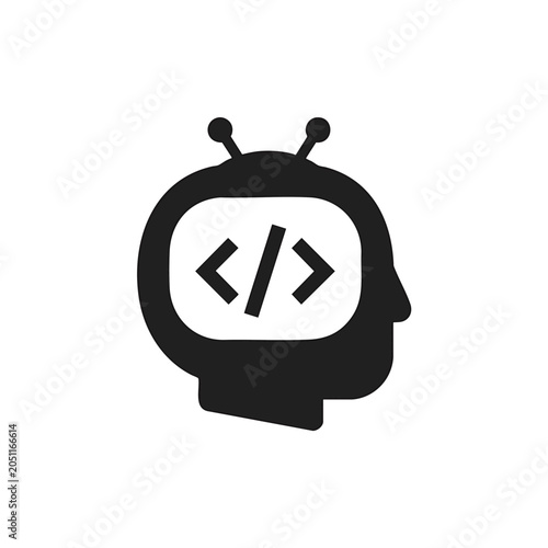 Ai Coding Assistant Icon, Intelligence, Tool, Future, Support, Innovation