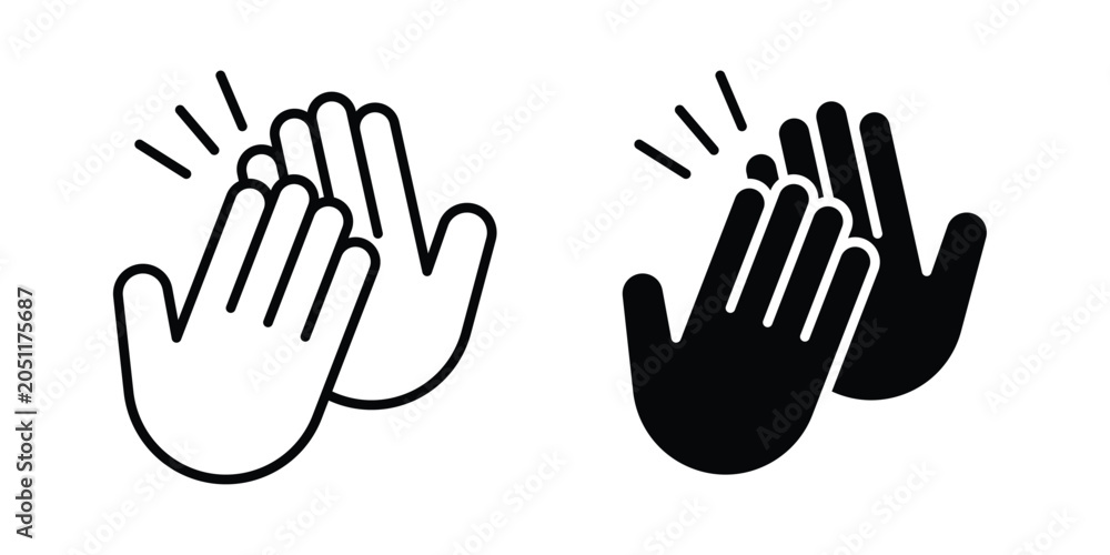 Obraz premium High Five icon