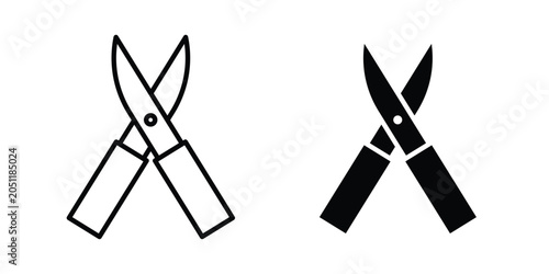 Konstfotografi Pruning shears icon
