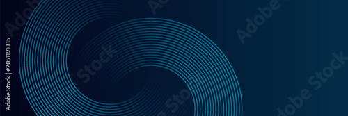 Foto blue geometric abstract background overlapping layers on bright space with line effect decoration