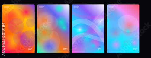 Photos Vibrant abstract backgrounds, colorful gradient textures, 4k wallpapers, modern