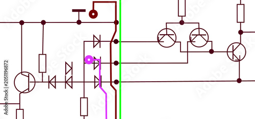 modern background with technological scheme	