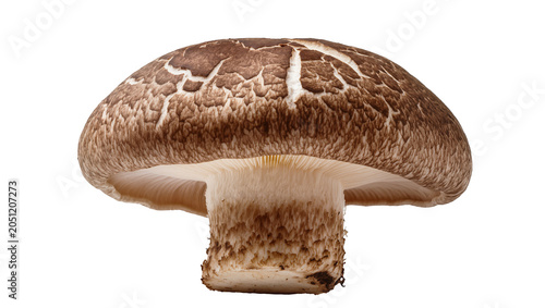 Canvastavla Shiitake mushroom with brown cap and white gills