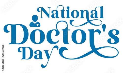 National Doctor's Day Text PNG