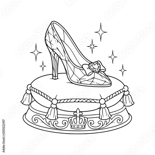 Hand draw shoes mirror