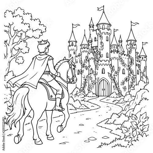 Draw king cartoon