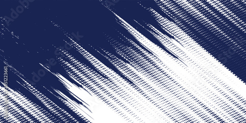 Εκτύπωση καμβά Abstract halftone wave dots background