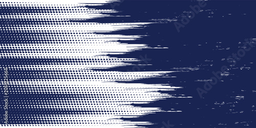 Принти на полотні Abstract halftone wave dots background