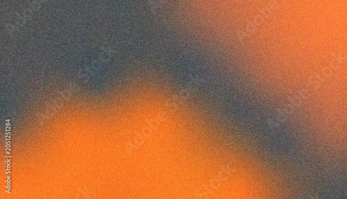 Foto Abstract grainy gradient background with a diagonal transition from dark gray to vibrant orange, perfect for digital art and modern design projects