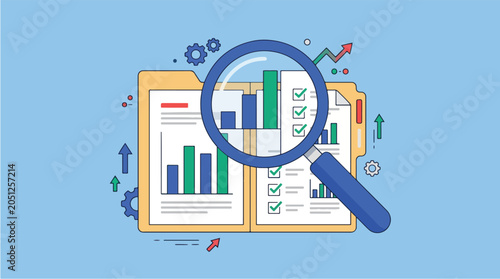 Evidence Based Assessment Vector Illustration