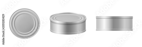 Tableau sur toile Single tin can set