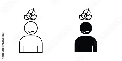 Foto Mental disorder icon