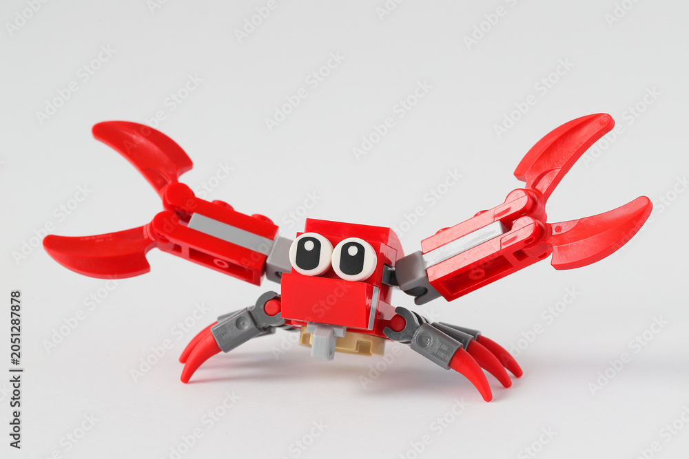 Naklejka premium Lego creator crab
