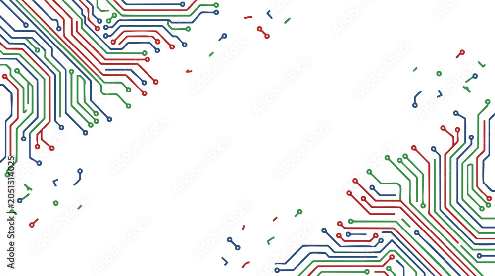 Obraz premium Digital Circuit Board Design for 2026 E-sports Tournament Theme