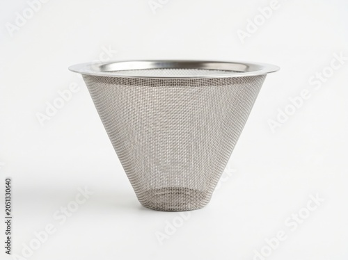Stainless Steel Mesh Cone Filter for Brewing Tea and Coffee in Kitchen Setup
