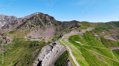 Tourmalet Pass, French Pyrenees, Drone Footage