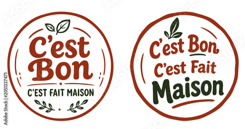 Obraz na płótnie C'est bon, c'est fait Maison !