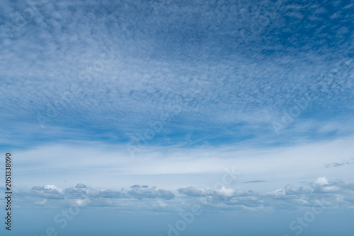 ciel de traine en été
