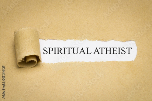 Bilde på lerret Spiritual atheist