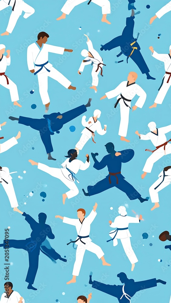 Karate Pattern.
