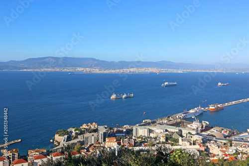 Algeciras across the bay of Gibraltar	