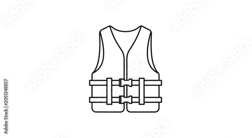 Obraz na płótnie Life preserver flotation safety device.