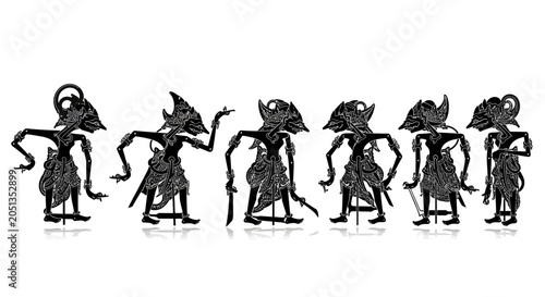 Photos Group of fantasy creatures standing together.