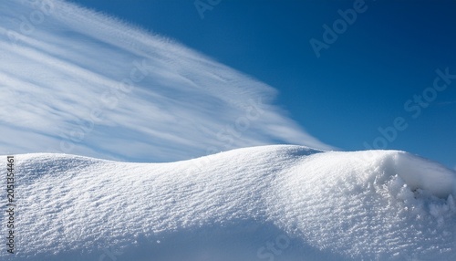 Natural White Snow On A Transparent Background
