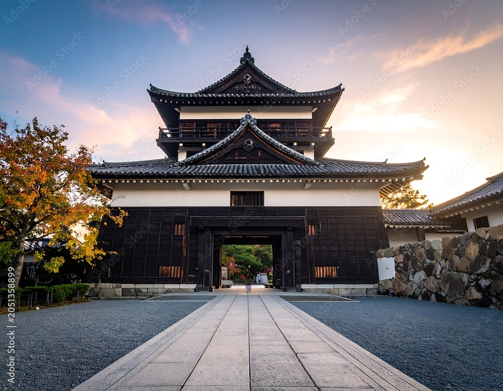 Fototapeta premium Japanese Castle Gate.