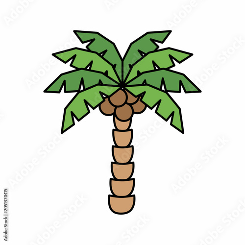 Palm Tree Tropical Island