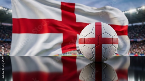 Engaging soccer match england sports photography stadium close-up national pride