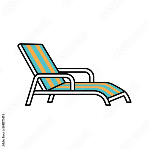 Beach Lounge Chair Relaxation