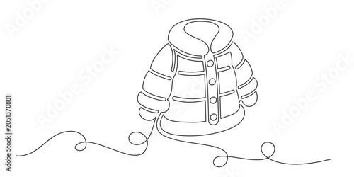 jacket continuous line