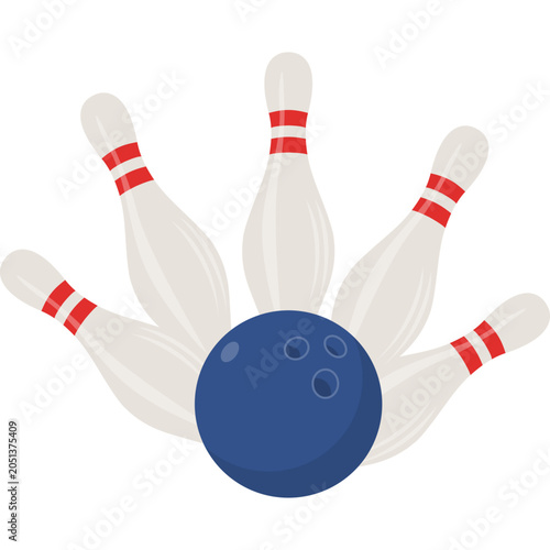 Bowling Pins Illustration