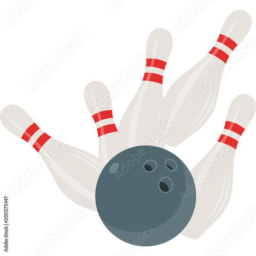 Bowling Pins Illustration