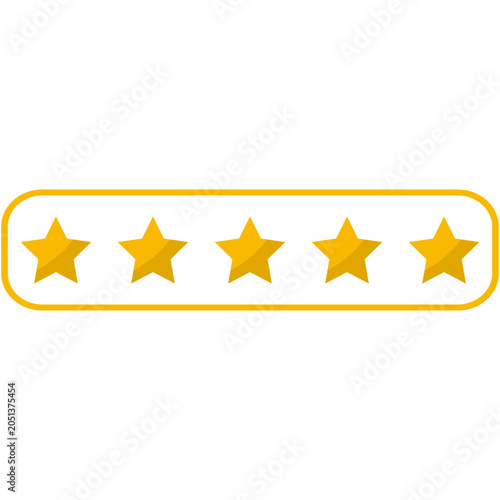Star Rating Vector Illustration