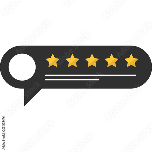 Star Rating Vector Illustration