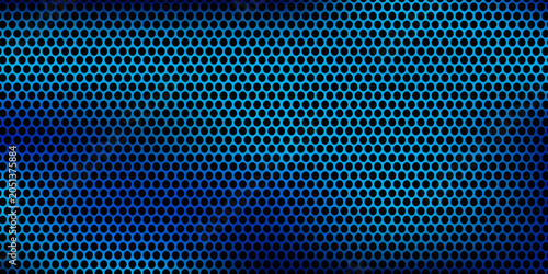 Steel with black hole grilles,Blue metal grid wicker texture,Protective grating background.